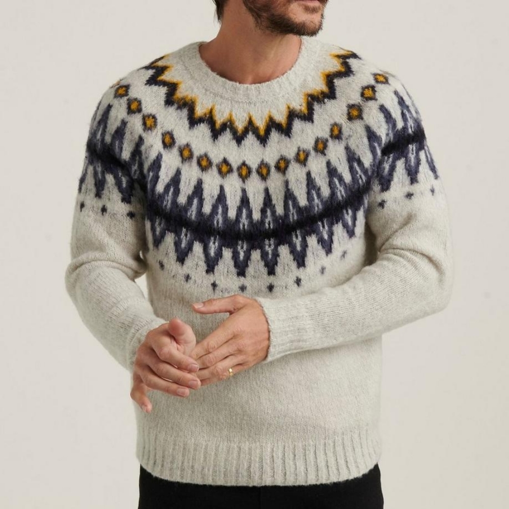 Lucky Brand Brushed Fairisle Sweater